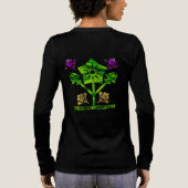 驚くべき花のスタイル トライブレンドTシャツ (背面)