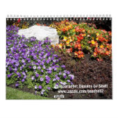 驚くべき花2012 カレンダー (裏面)