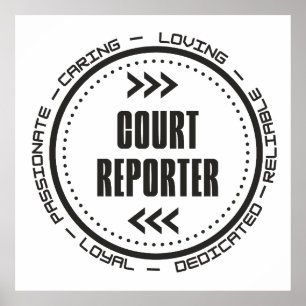 驚くべき裁判所記者 ポスター