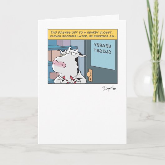 驚くべき誕生日 カード (正面)