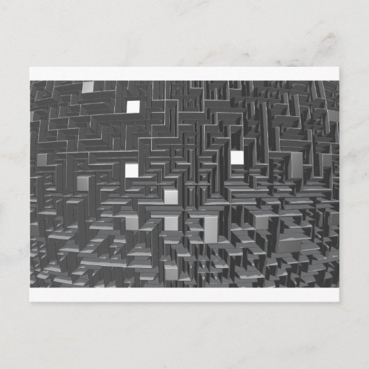 驚くべき迷路 ポストカード (正面)