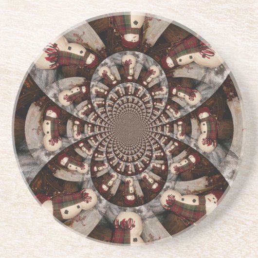 驚くべき雪だるま コースター (正面)