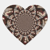 驚くべき雪だるま ハートシール (正面)