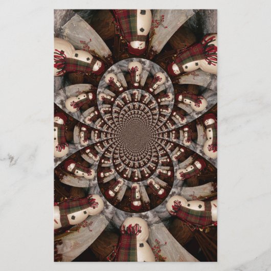 驚くべき雪だるま 便箋 (正面)