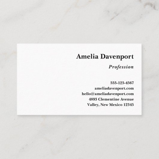 驚くべき青い目をした魔法の野生の狼 名刺 (裏面)