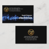 驚くべき青い稲妻電源 名刺 (正面/裏面)