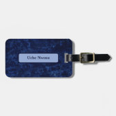 驚くべき青 ラゲッジタグ (正面横)