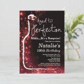 驚くべき100番目の誕生日ワインが完成まで熟達 招待状 (スタンド正面)