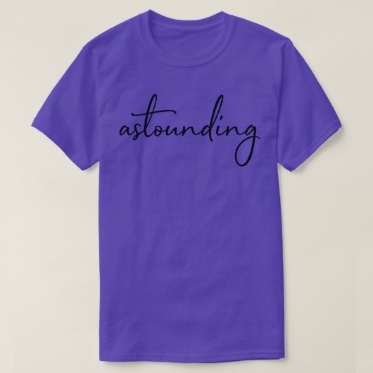 驚くべき1 Tシャツ (デザイン正面)