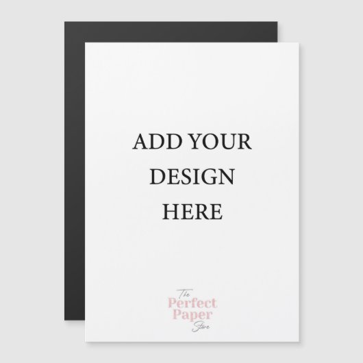 驚くべき5 x 7磁気はがき招待状 (正面/裏面)