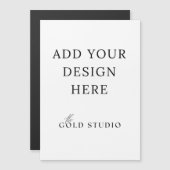 驚くべき5 x 7磁気はがき招待状 空白の (正面/裏面)