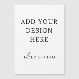 驚くべき5 x 7磁気はがき招待状 空白の