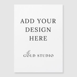 驚くべき5 x 7磁気はがき招待状 空白の