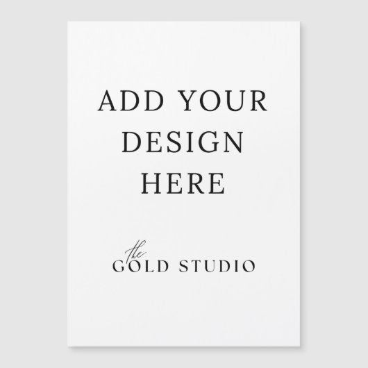 驚くべき5 x 7磁気はがき招待状 空白の (正面)