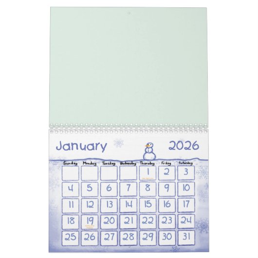 驚くべき カレンダー (1月 2026)