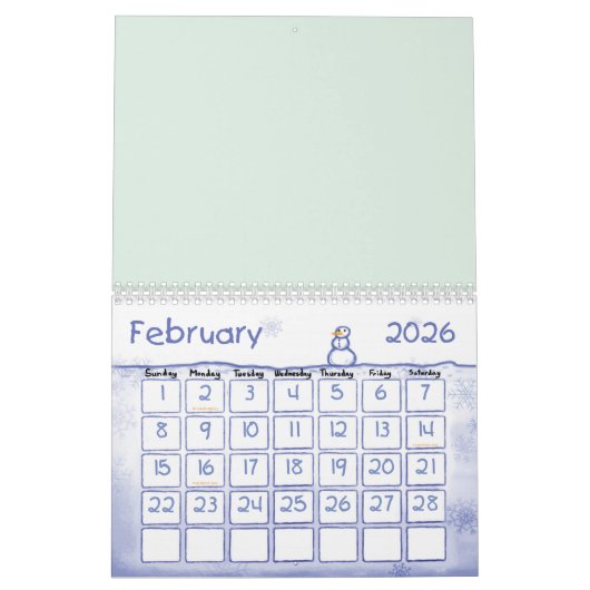 驚くべき カレンダー (2月 2026)