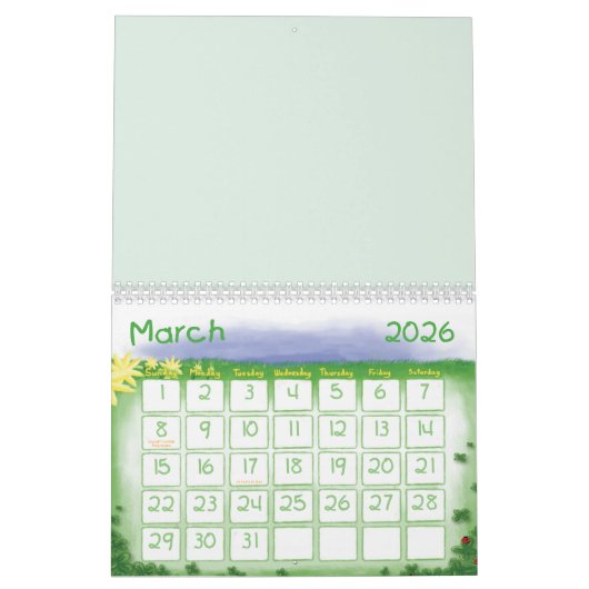 驚くべき カレンダー (3月 2026)