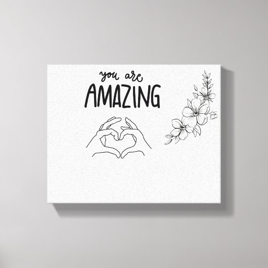 驚くべき キャンバスプリント (正面)