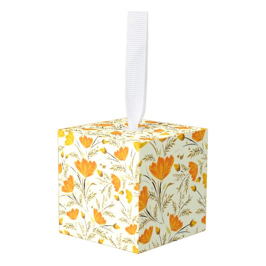 驚くべき キューブオーナメント (正面アングル)