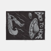 驚くべき フリースブランケット (正面(横))