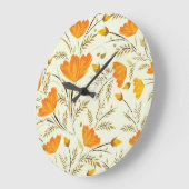 驚くべき ラージ壁時計 (傾斜)