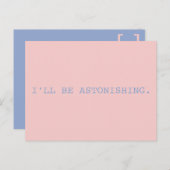 驚くべき//小さな女性のはがき ポストカード (正面/裏面)