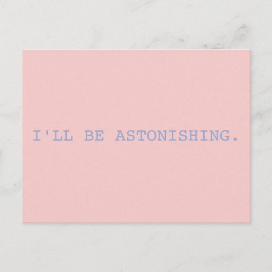 驚くべき//小さな女性のはがき ポストカード (正面)