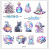 驚くほどおもしろい名前をカスタムするのハロウィーン シール (シート)