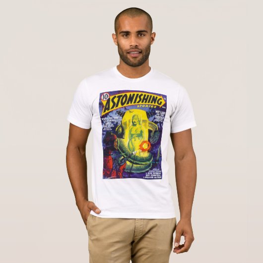 驚くほどの物語のヴィンテージの廉価本カバー Tシャツ (正面フル)