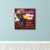 驚くほどミッシーな足指のキャンバスのプリント キャンバスプリント (インサイチュ (ウッドフロア))