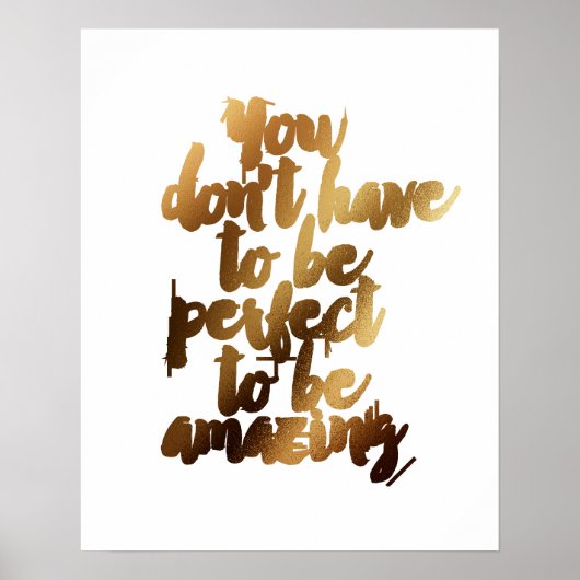 「驚くほど完璧でなくてもいい」 ポスター (正面)