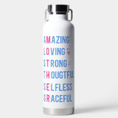 驚くほど思慮深い贈り物;自分のを作カスタムる ウォーターボトル (正面)