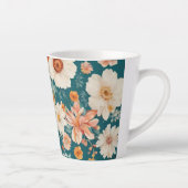 驚くほど繊細な花 カフェラテマグ (右)