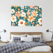 驚くほど繊細な花 キャンバスプリント (インサイチュ (寝室))