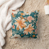 驚くほど繊細な花 クッション (ブランケット)