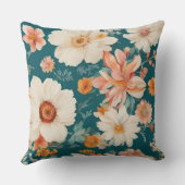 驚くほど繊細な花 クッション (裏面)