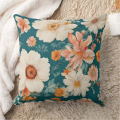 驚くほど繊細な花 クッション (ブランケット)