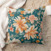 驚くほど繊細な花 クッション (ブランケット)