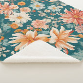 驚くほど繊細な花 シェルパブランケット (3/4)