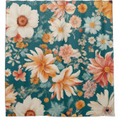 驚くほど繊細な花 シャワーカーテン (正面)