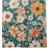 驚くほど繊細な花 シャワーカーテン (正面)