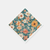 驚くほど繊細な花 スタンダードカクテルナプキン (角)