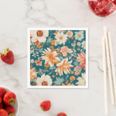 驚くほど繊細な花 スタンダードカクテルナプキン (インサイチュ)