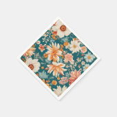 驚くほど繊細な花 スタンダードカクテルナプキン (角)