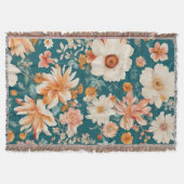 驚くほど繊細な花 スローブランケット (正面)