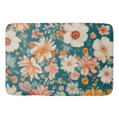 驚くほど繊細な花 バスマット (正面)