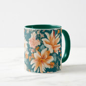 驚くほど繊細な花 マグカップ (正面右)