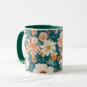 驚くほど繊細な花 マグカップ (正面左)