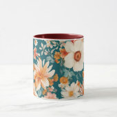 驚くほど繊細な花 マグカップ (中央)