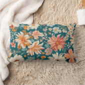 驚くほど繊細な花 ランバークッション (ブランケット)